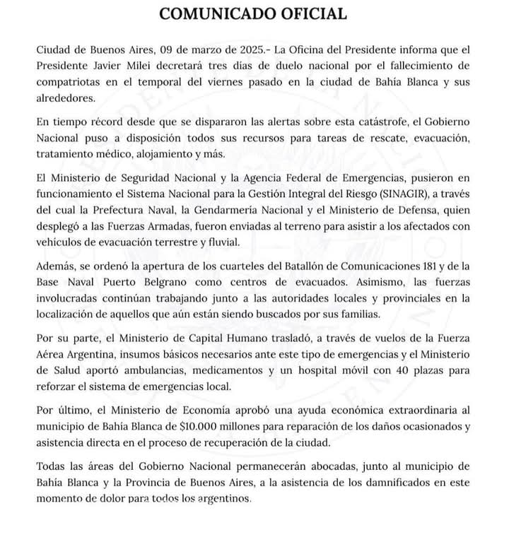 Duelo Nacional por Bahía Blanca