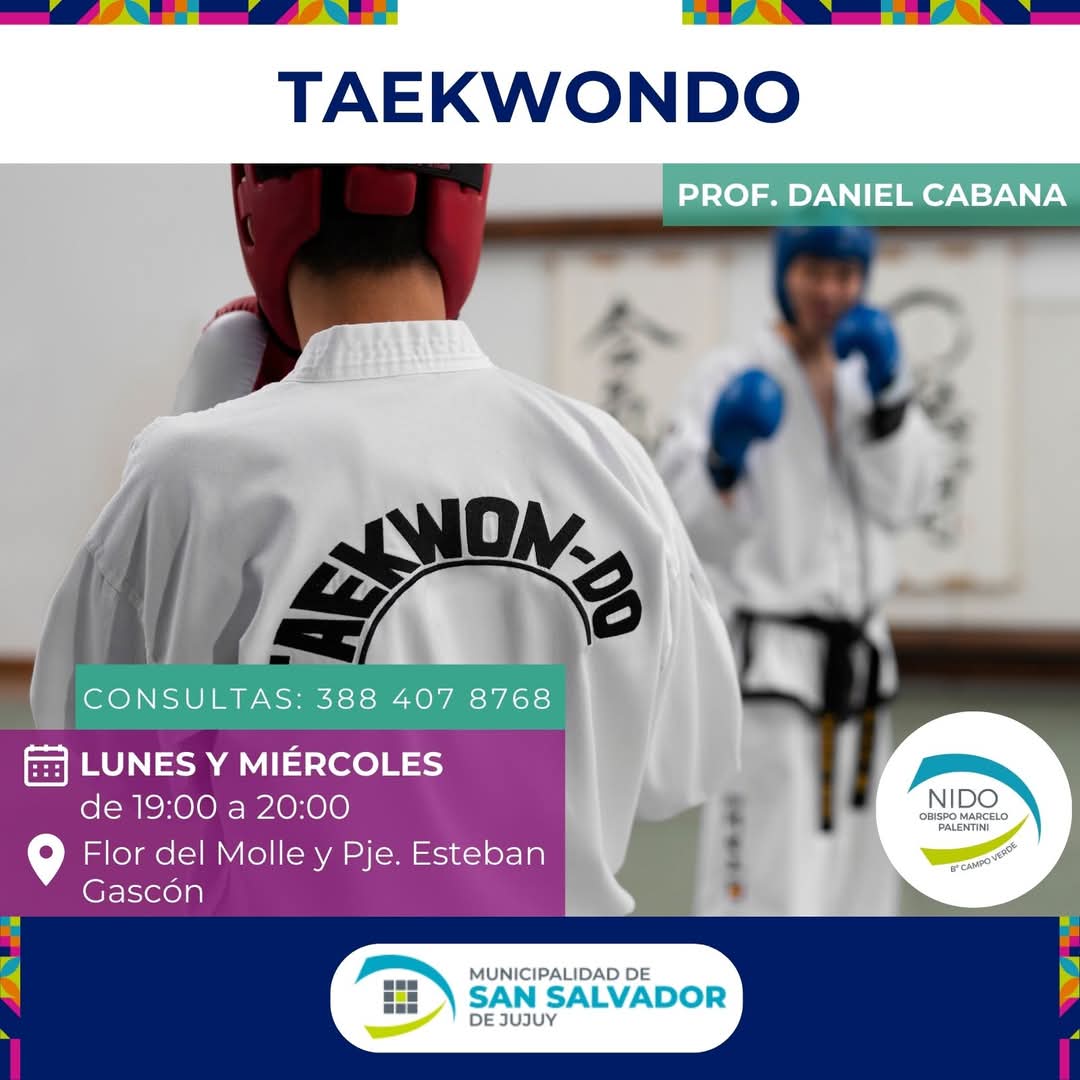 Taekwon-Do  ITF, las inscripciones en el Nido del Barrio Campo Verde