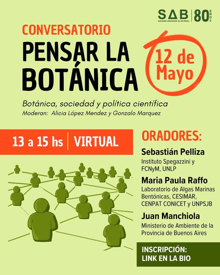 Ciencia, sociedad y política: un conversatorio para repensar el rol de la botánica