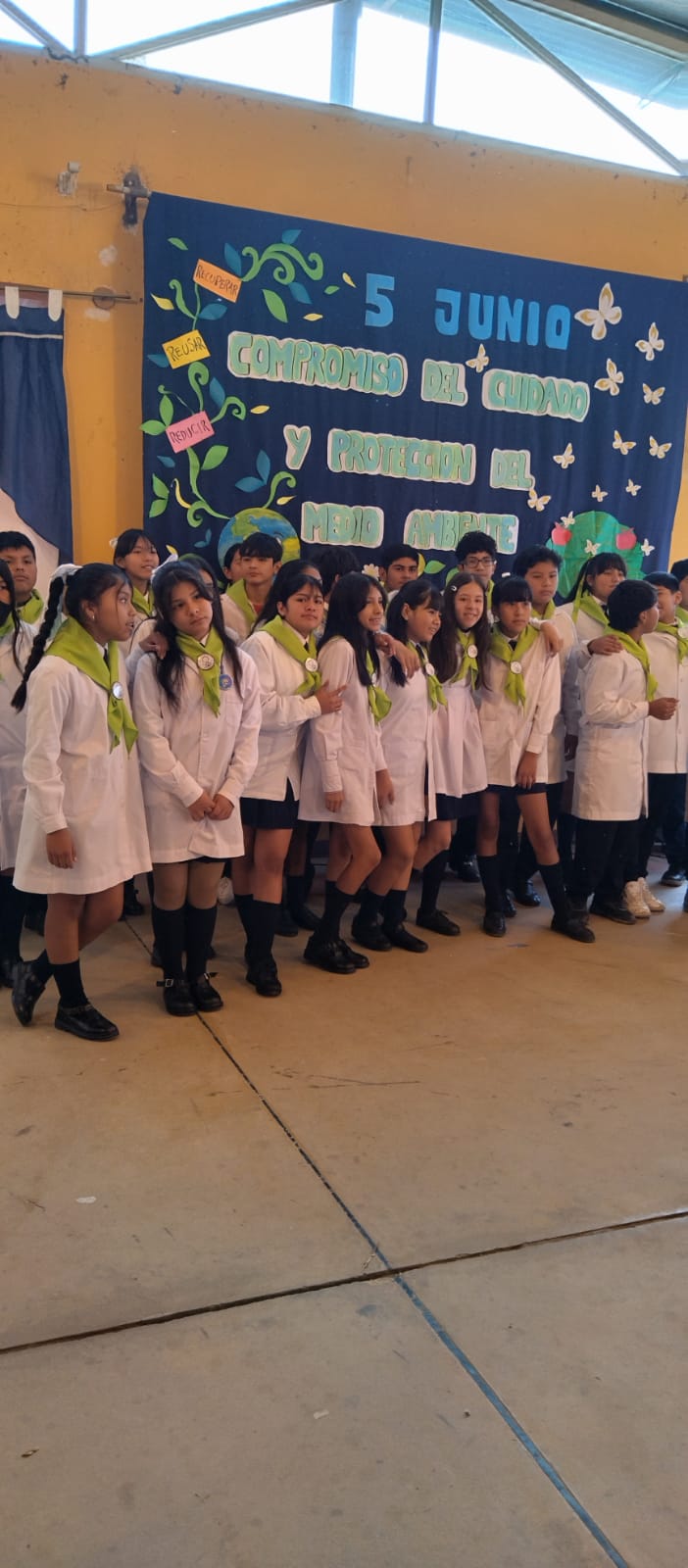 Alumnos de 7º grado prometieron cuidar el medio ambiente en Alto Comedero