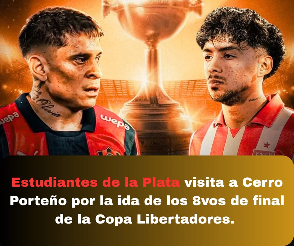 Copa Libertadores Estudiantes de la Plata se medirá ante Cerro Porteño hoy a las 19 hs en Paraguay.
