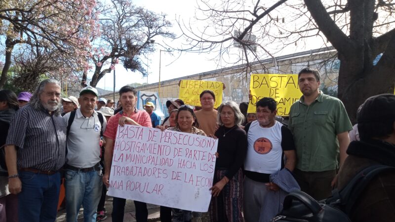 Marcha por la liberación de Gladys Zambrano en San Salvador