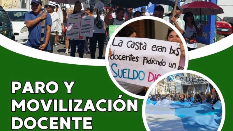 Estatales de Jujuy convocan a movilización: reclaman aumento salarial y apoyo al conflicto docente y policial