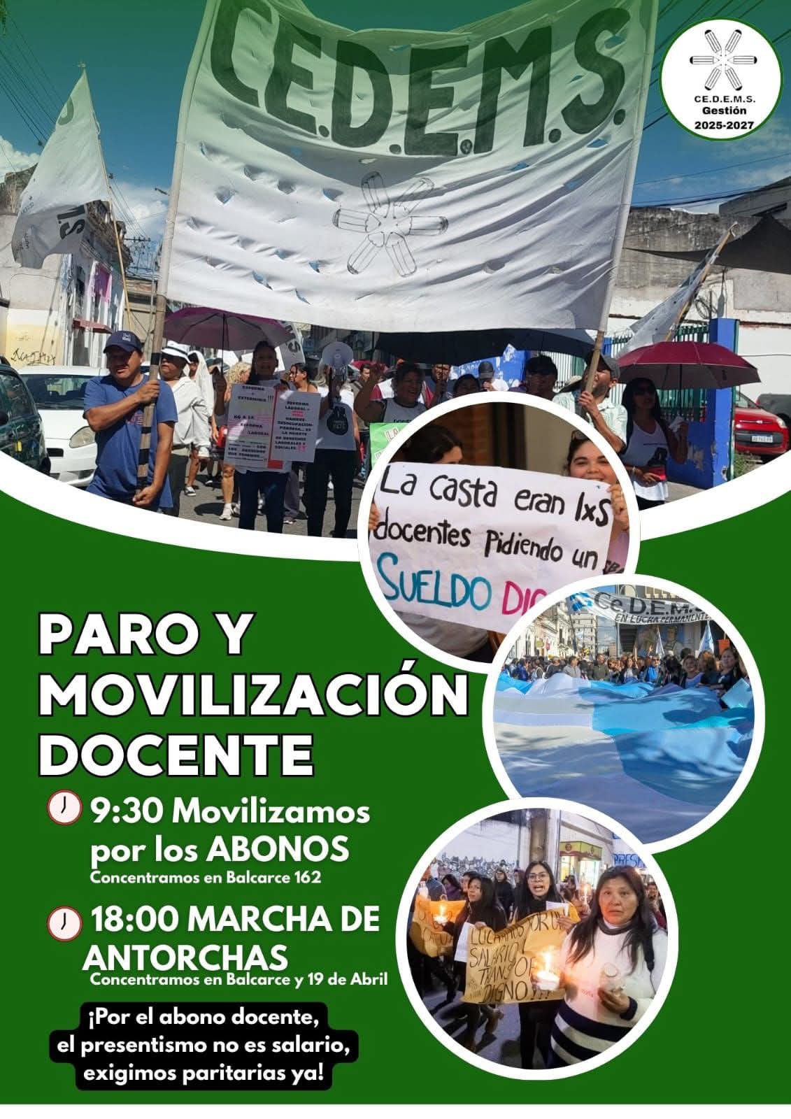 Estatales de Jujuy convocan a movilización: reclaman aumento salarial y apoyo al conflicto docente y policial