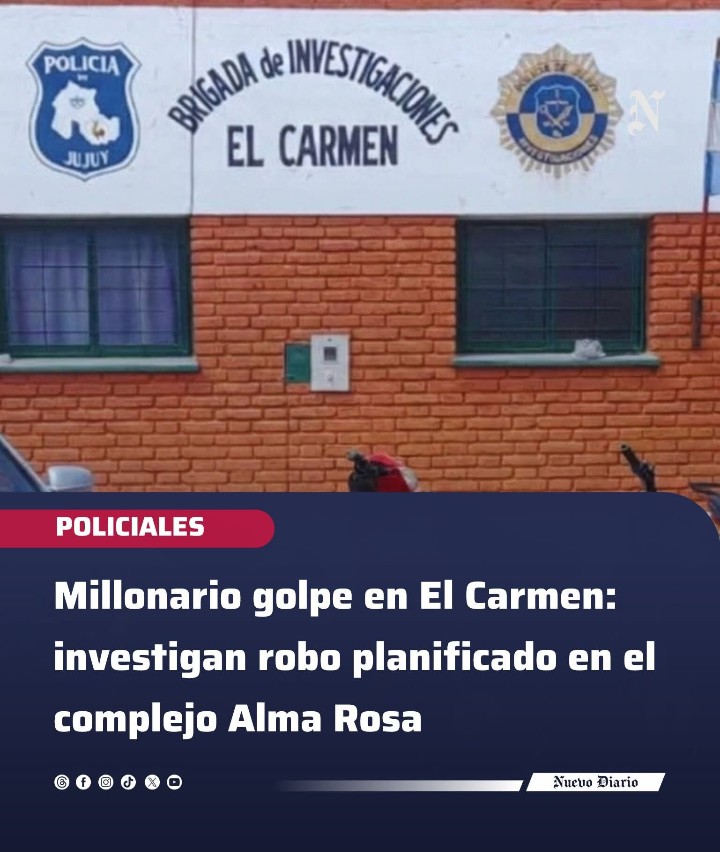 Millonario robo en El Carmen: delincuentes se llevaron dólares, 11 millones de pesos y una notebook Apple